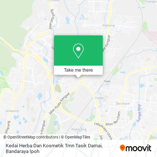 Peta Kedai Herba Dan Kosmetik Tmn Tasik Damai