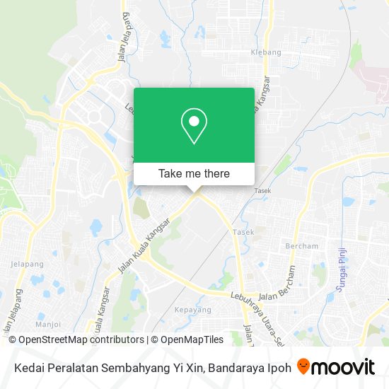Peta Kedai Peralatan Sembahyang Yi Xin