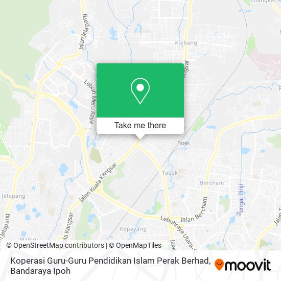 Peta Koperasi Guru-Guru Pendidikan Islam Perak Berhad