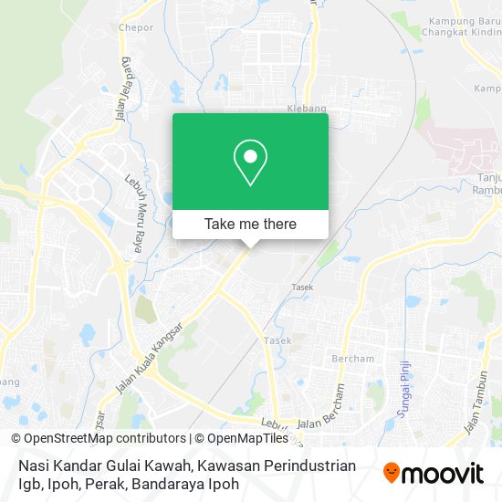 Nasi Kandar Gulai Kawah, Kawasan Perindustrian Igb, Ipoh, Perak map
