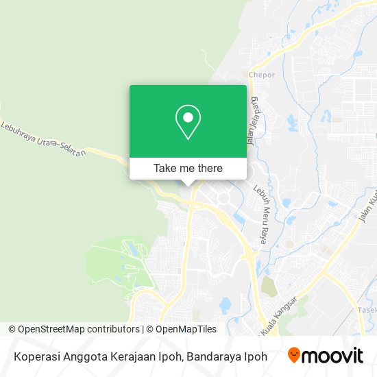 Peta Koperasi Anggota Kerajaan Ipoh