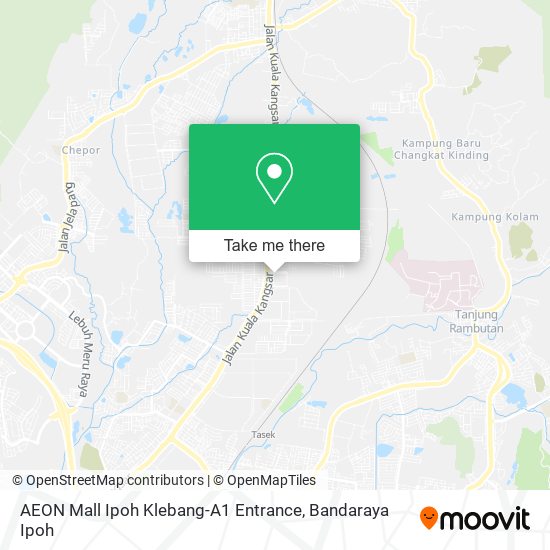 Peta AEON Mall Ipoh Klebang-A1 Entrance