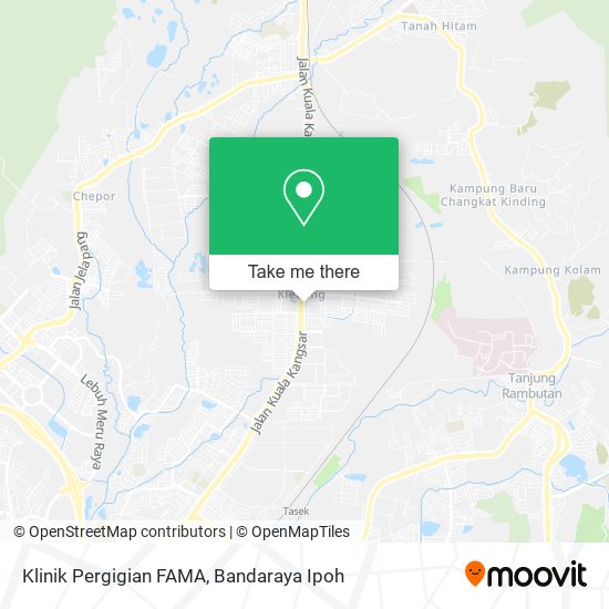 Klinik Pergigian FAMA map