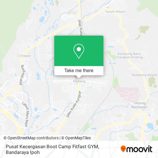 Peta Pusat Kecergasan Boot Camp Fitfast GYM