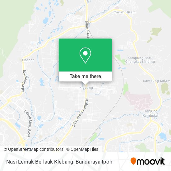 Peta Nasi Lemak Berlauk Klebang