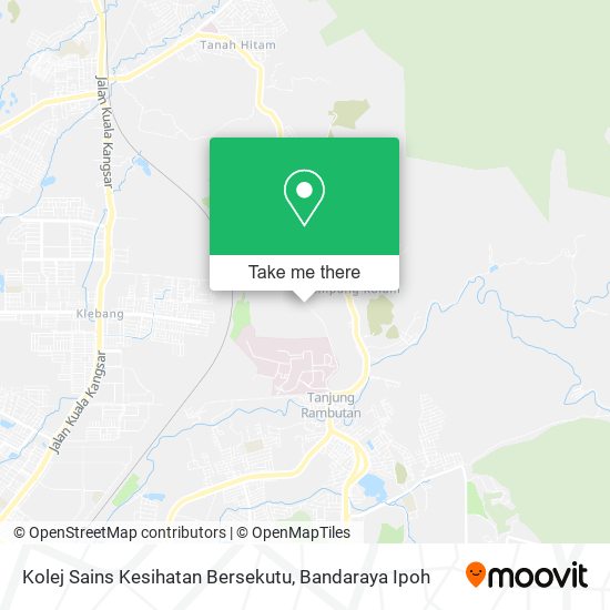 Peta Kolej Sains Kesihatan Bersekutu