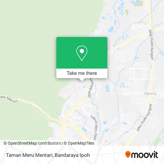 Taman Meru Mentari map