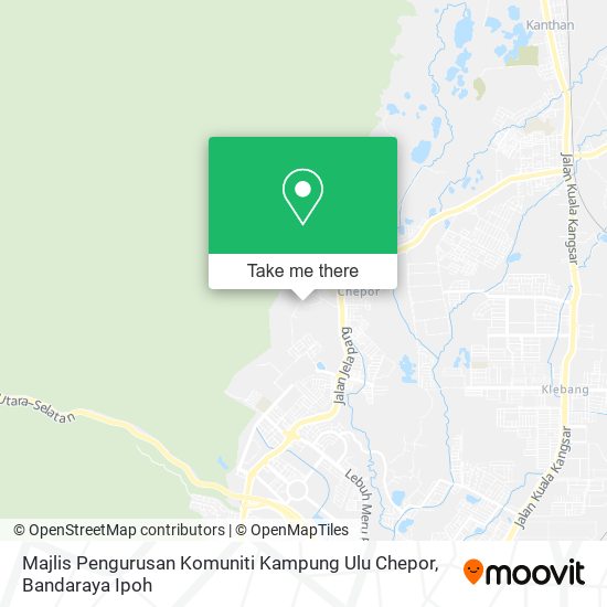 Majlis Pengurusan Komuniti Kampung Ulu Chepor map