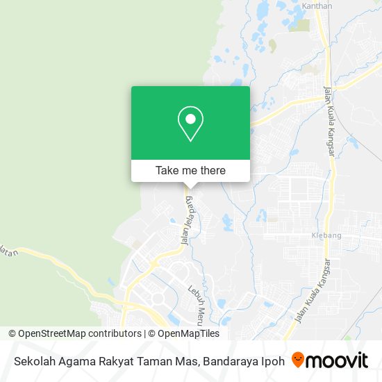 Sekolah Agama Rakyat Taman Mas map