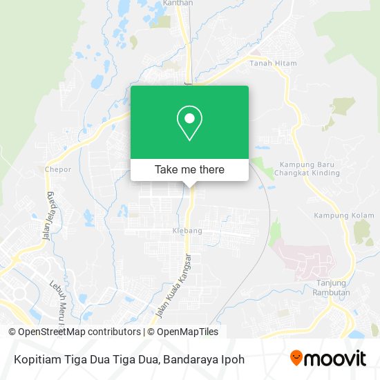 Kopitiam Tiga Dua Tiga Dua map