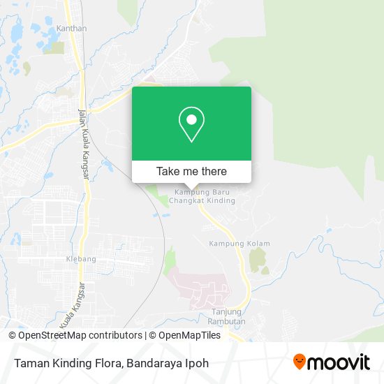 Peta Taman Kinding Flora