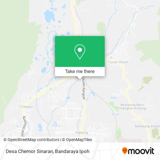 Desa Chemor Sinaran map