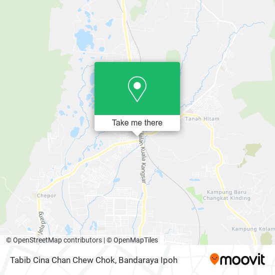 Tabib Cina Chan Chew Chok map