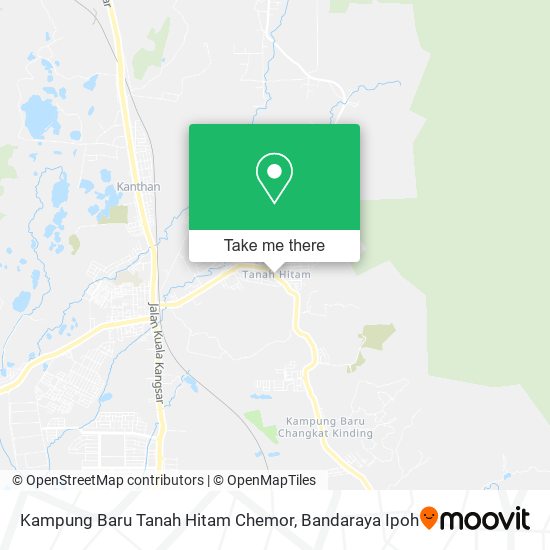 Peta Kampung Baru Tanah Hitam Chemor