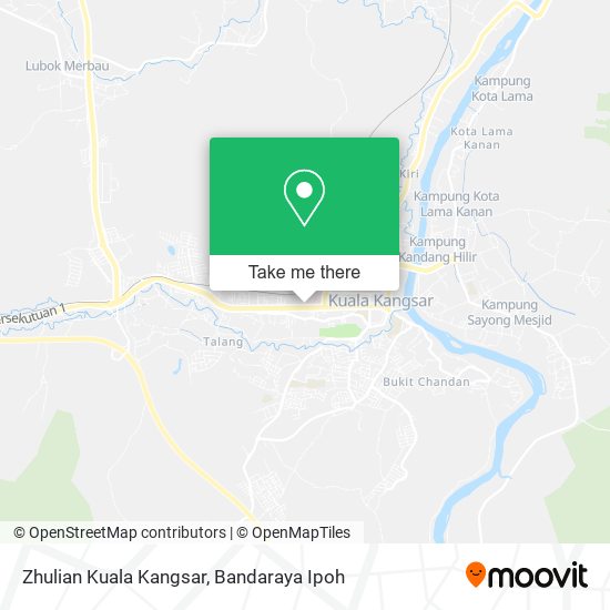 Peta Zhulian Kuala Kangsar