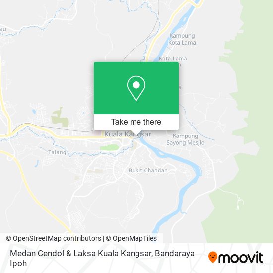 Peta Medan Cendol & Laksa Kuala Kangsar
