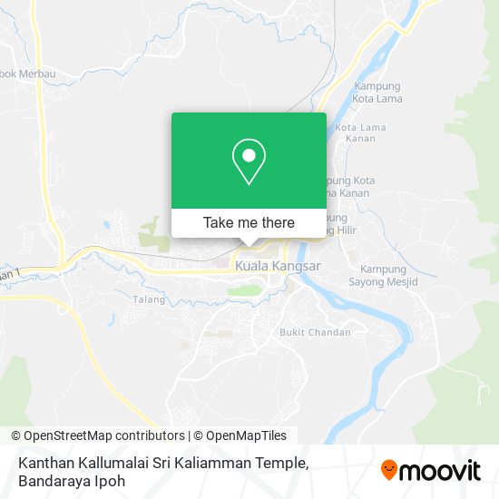 Kanthan Kallumalai Sri Kaliamman Temple map