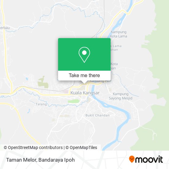 Taman Melor map