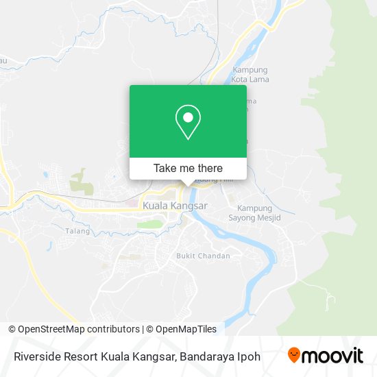 Riverside Resort Kuala Kangsar map