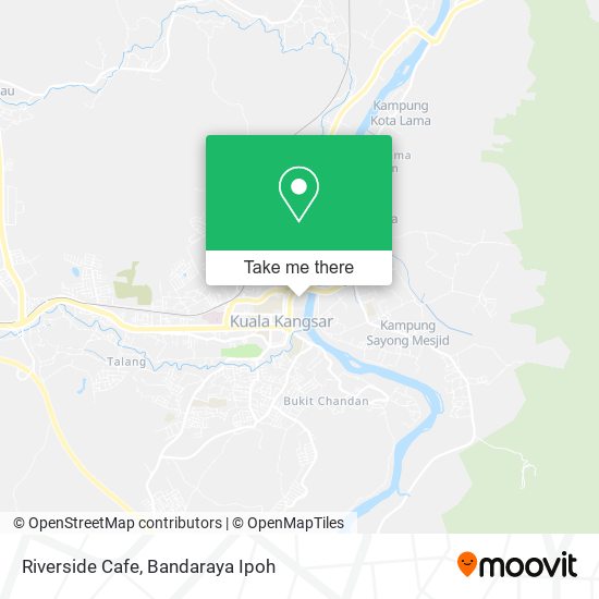 Riverside Cafe map
