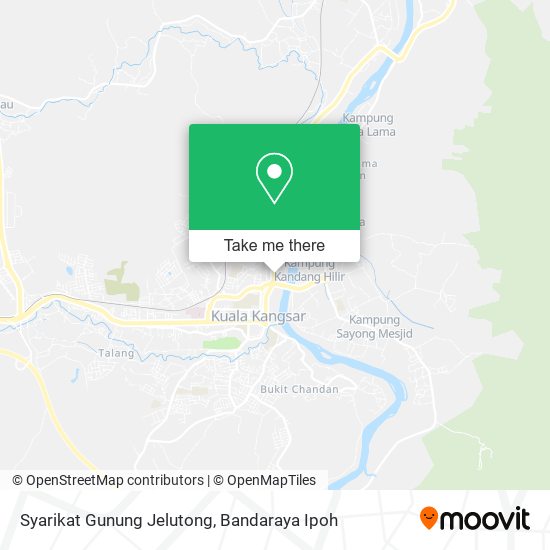 Syarikat Gunung Jelutong map