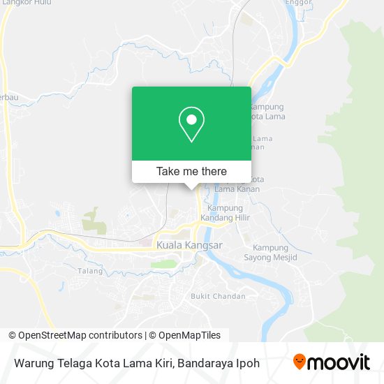 Peta Warung Telaga Kota Lama Kiri