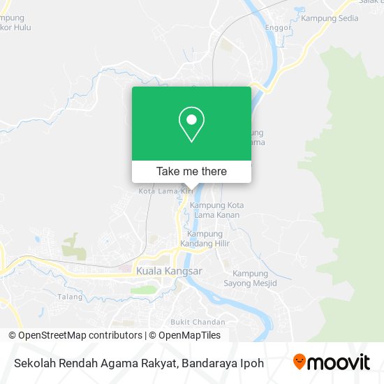 Peta Sekolah Rendah Agama Rakyat