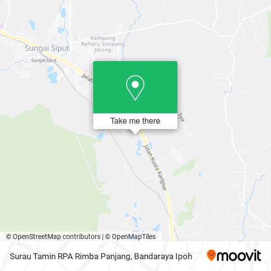 Peta Surau Tamin RPA Rimba Panjang