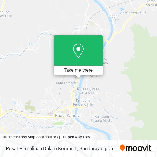 Pusat Pemulihan Dalam Komuniti map