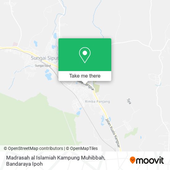 Peta Madrasah al Islamiah Kampung Muhibbah