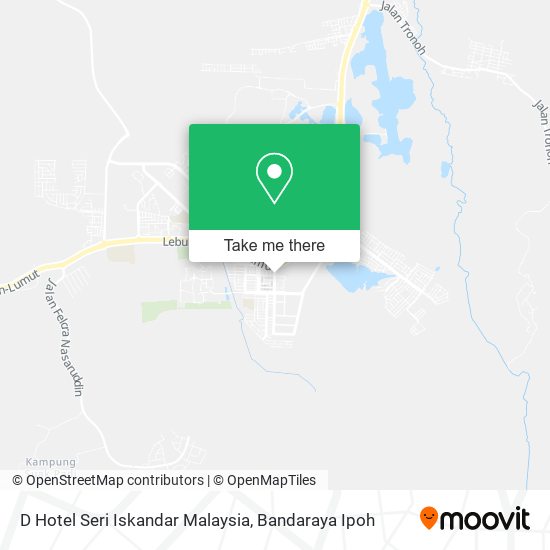 D Hotel Seri Iskandar Malaysia map