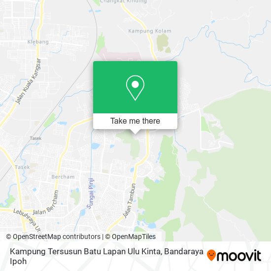 Peta Kampung Tersusun Batu Lapan Ulu Kinta