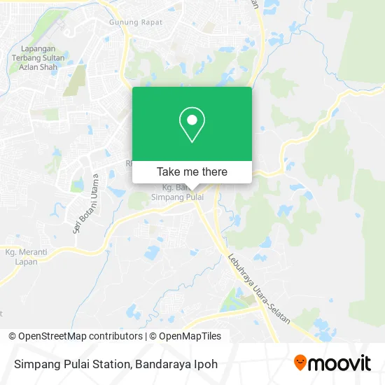 Peta Simpang Pulai Station