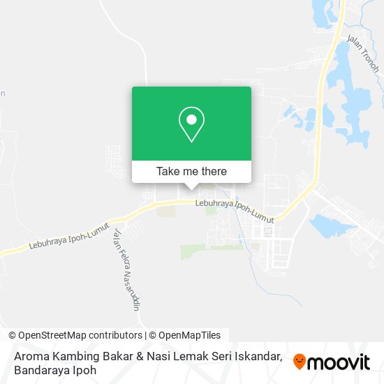 Peta Aroma Kambing Bakar & Nasi Lemak Seri Iskandar