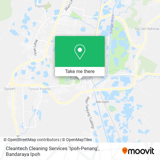 Cleantech Cleaning Services 'Ipoh-Penang' map