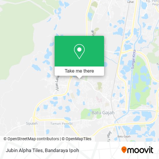 Jubin Alpha Tiles map