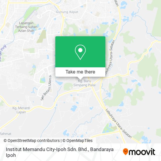 Institut Memandu City-Ipoh Sdn. Bhd. map
