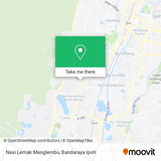 Nasi Lemak Menglembu map