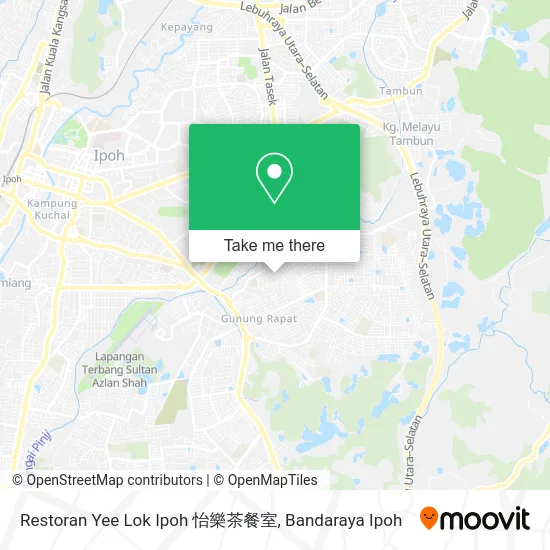 Restoran Yee Lok Ipoh 怡樂茶餐室 map