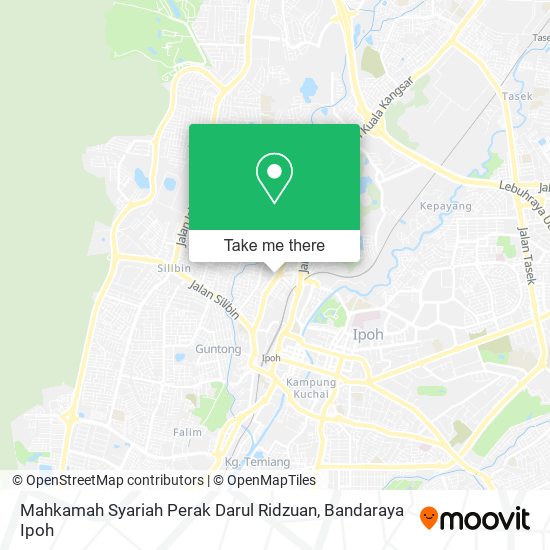 Mahkamah Syariah Perak Darul Ridzuan map