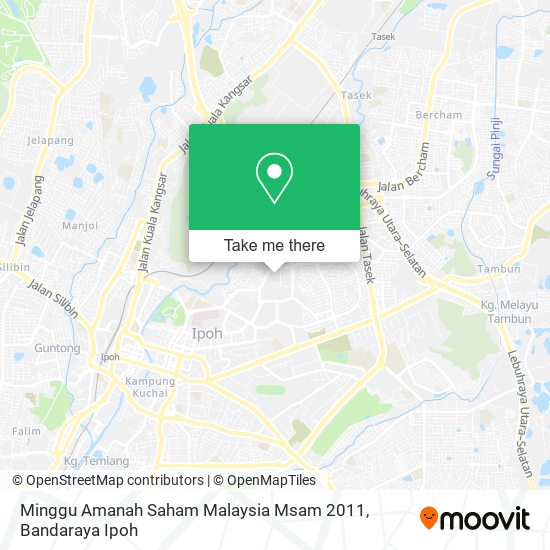 Minggu Amanah Saham Malaysia Msam 2011 map