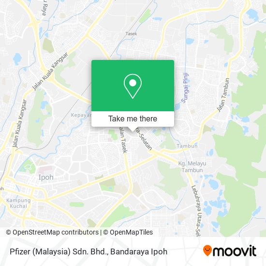 Peta Pfizer (Malaysia) Sdn. Bhd.