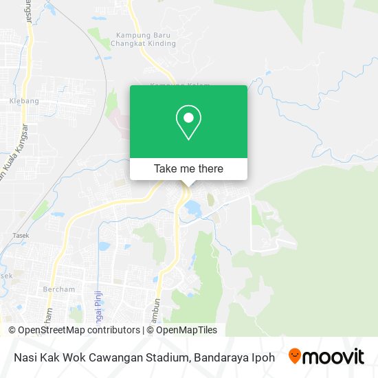 Nasi Kak Wok Cawangan Stadium map