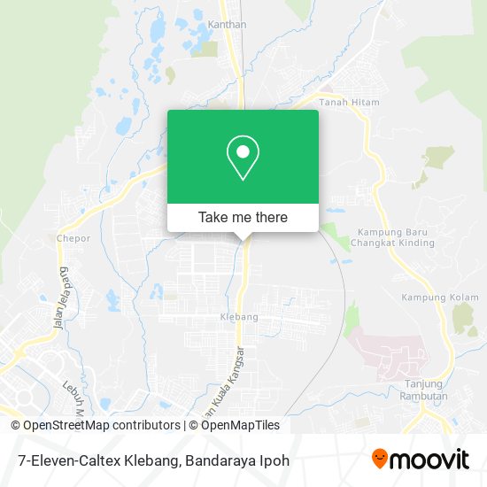 Peta 7-Eleven-Caltex Klebang