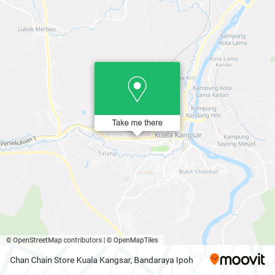 Chan Chain Store Kuala Kangsar map