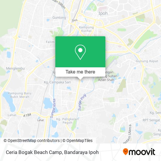 Ceria Bogak Beach Camp map