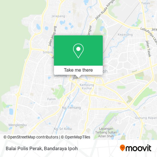 Balai Polis Perak map