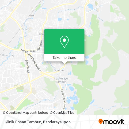 Klinik Ehsan Tambun map