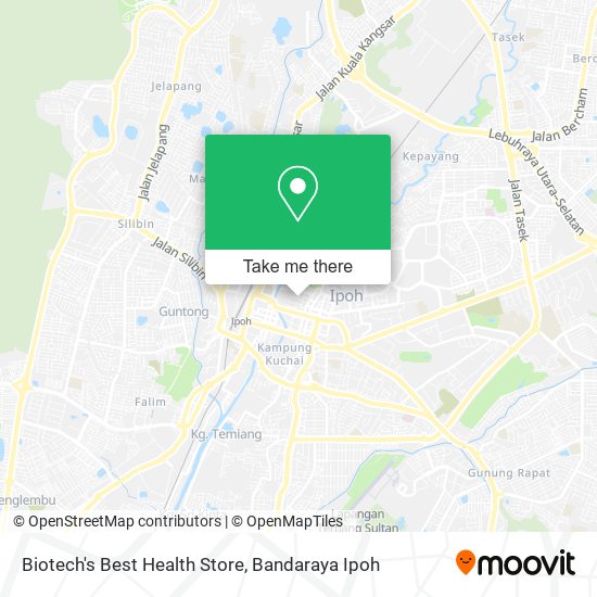 Biotech's Best Health Store map