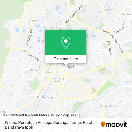 Peta Wisma Persatuan Peniaga Barangan Emas Perak